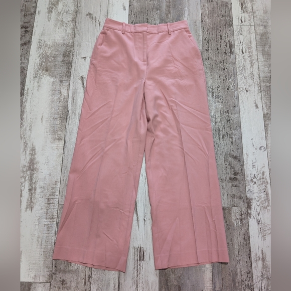 Boden Classic Wide Leg Trouser Pants Size 8 Pink - Picture 2 of 9